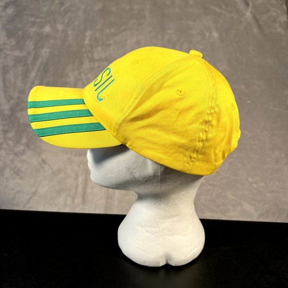 Adidas FIFA World Cup 2010 Brazil Hat Men's One Size Yellow Cap - Picture 3 of 8